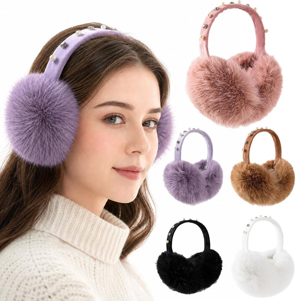 Earmuffs Foldable - New Faux Fur Earmuffs Soft Foldable