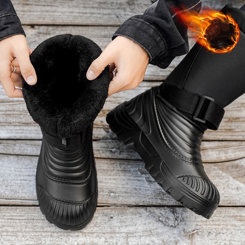 Men's New Snow Boots for Autum - Waterproof Winter Boot 评论和价格
