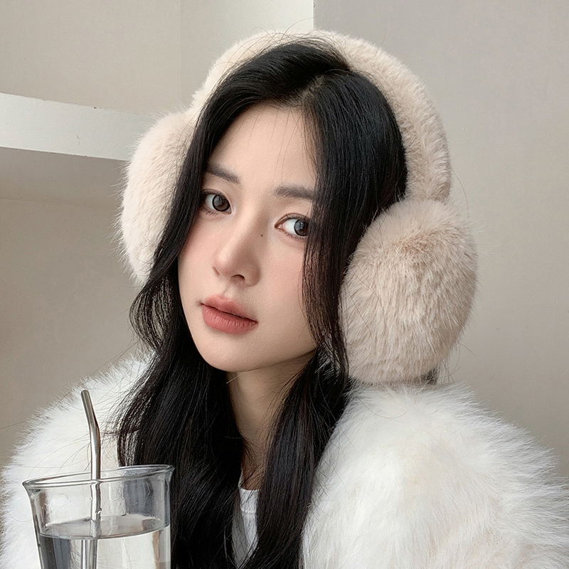 Solid Color Soft Plush Ear War - Earmuffs Foldable 评论和价格