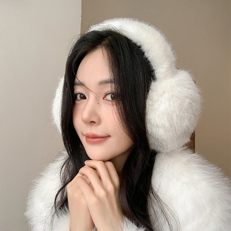 Solid Color Soft Plush Ear War - Earmuffs Foldable 评论和价格