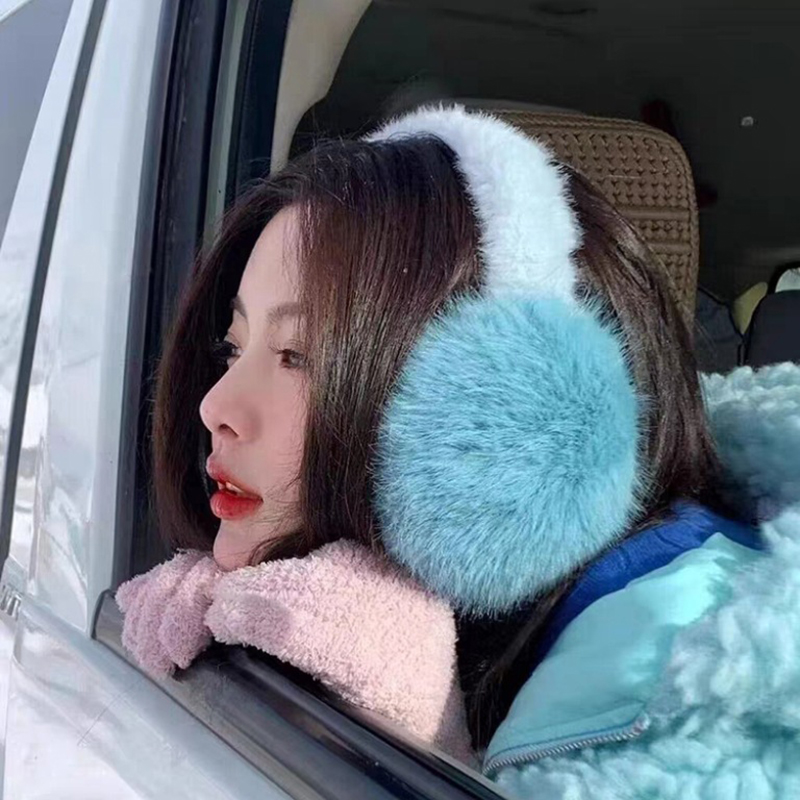 Solid Color Soft Plush Ear War - Earmuffs Foldable 评论和价格
