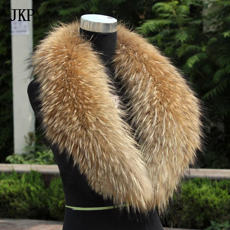 Natural Fur Collar Real raccoo - Shawl Wrap Winter 评论和价格