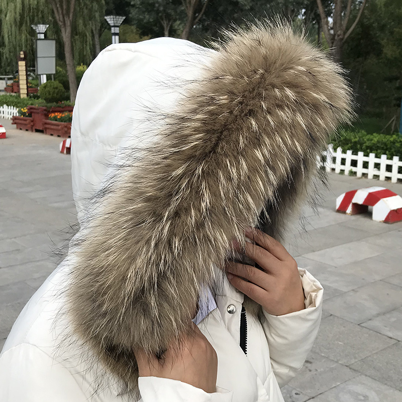 Real Fur Collar for Coat Parka - Shawl Wrap Winter 评论和价格